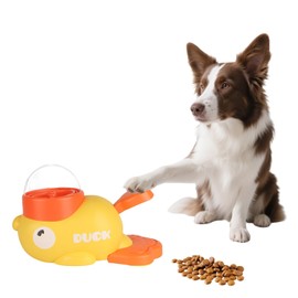 Duck Shape Pet Slow Feeder Toy - Dog Cat Treat Dispenser Puzzle Toy to Relieve Boredom, Fun Interactive Dog Toys, Puppy Slow Feeder, Pet Interactive Toys