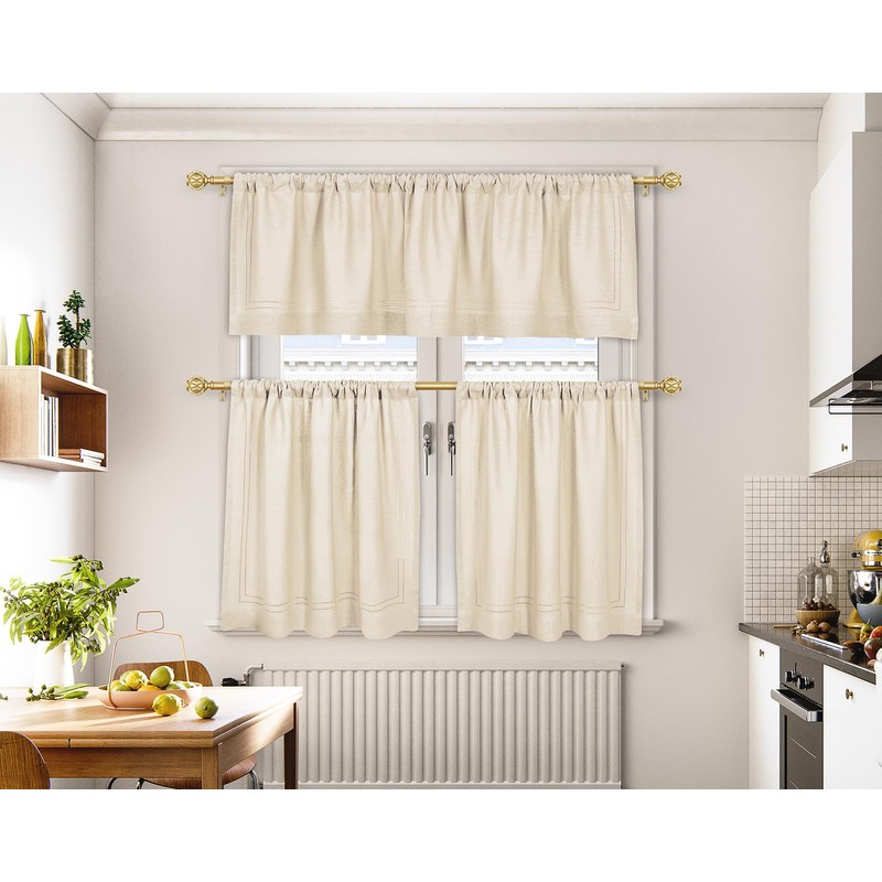 Curtain Rods 2 Pack, HOTOZON Curtain Rods for Windows 28