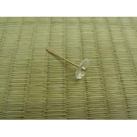 Set of 25 studs for grass overlay/flower (estimated for 1.8 sq ft (4.5 tatami mats) Needle Length: Approx. 1.2 inches (3.0 cm) [IT-DM] Clear (#9800900)