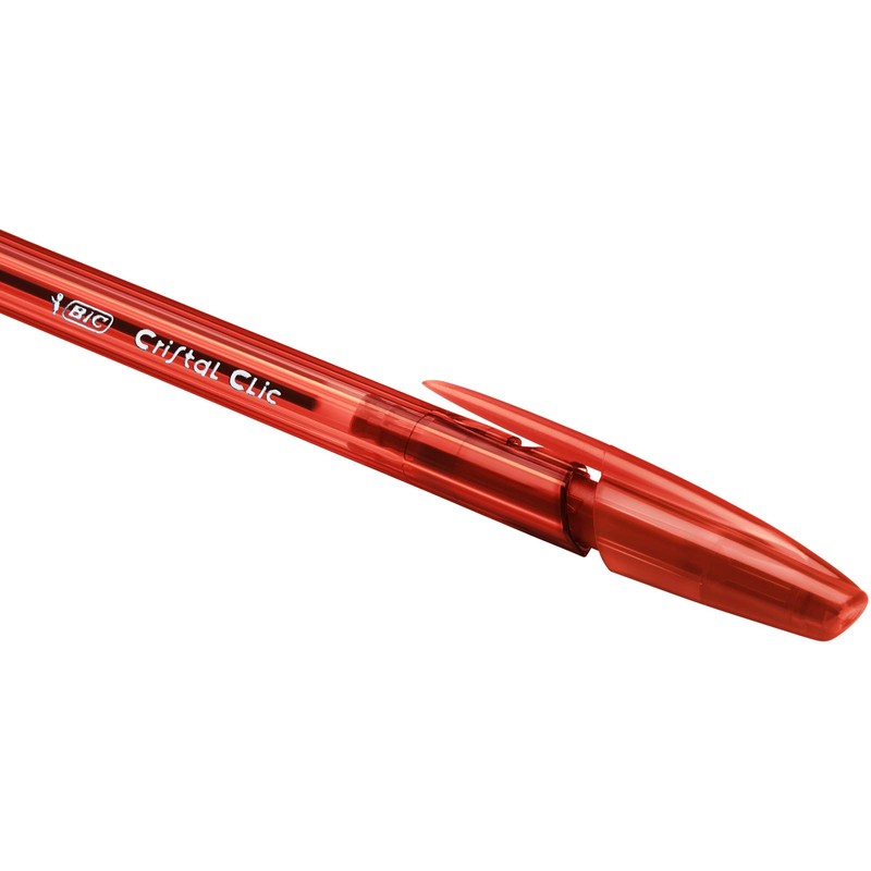 BIC 8507341 Cristal Clic Druckkugelschreiber (0.32 mm) Schachtel à 20