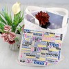 FEELMEM Girls Cheerleading Tote Bag, Cheerleader Gift, Cheerleader Gift, beige