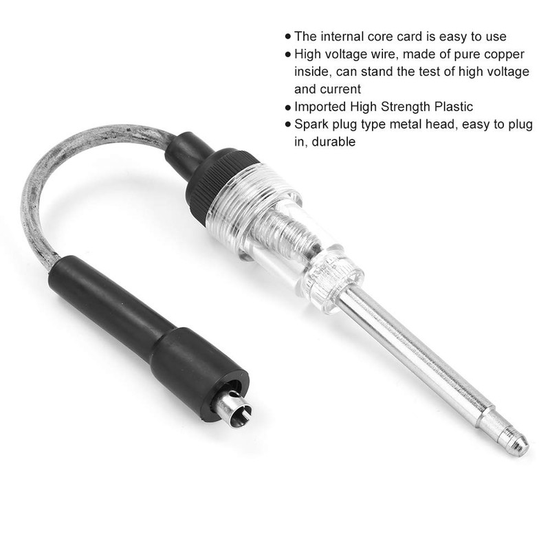EBTOOLS Spark Plug Tester, Ignition Coil Tester Kit for Engine