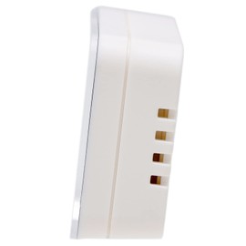 Empex TD-8331 Digital Thermometer/Hygrometer, Shuklei Irmi Tabletop, 1.3 x 2.0 inches (3.3 x 5.2 cm), Backlight, White