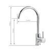 Sink Faucets Single Handle 360 Degree Swivel Hot&Cold Mixer Single