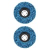2PCS 115mm (4.5 Inch) Blue Strip Discs,Heavy-Duty Poly Paint Removal