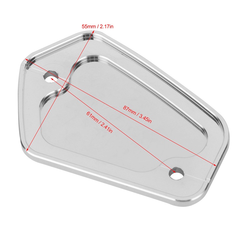 Aluminum Alloy Front Brake Fluid Reservoir Cap Cover Fit for