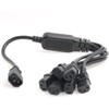 Tekit IEC 320 C14 Male Plug to 6XC13 Female Y