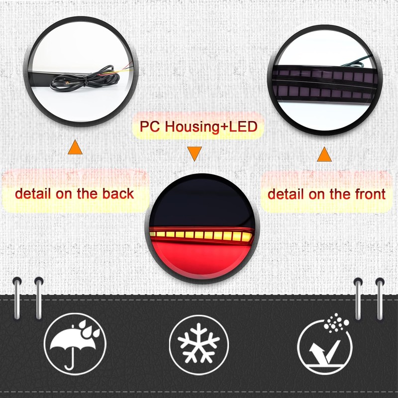 Full LED Rear Reflector Fog DRL Kit for Toyota Corolla