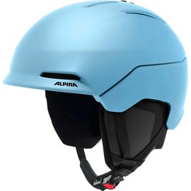 ALPINA NAX Unisex Adult Ski Helmet, Smoke-Blue Matt, 51-55
