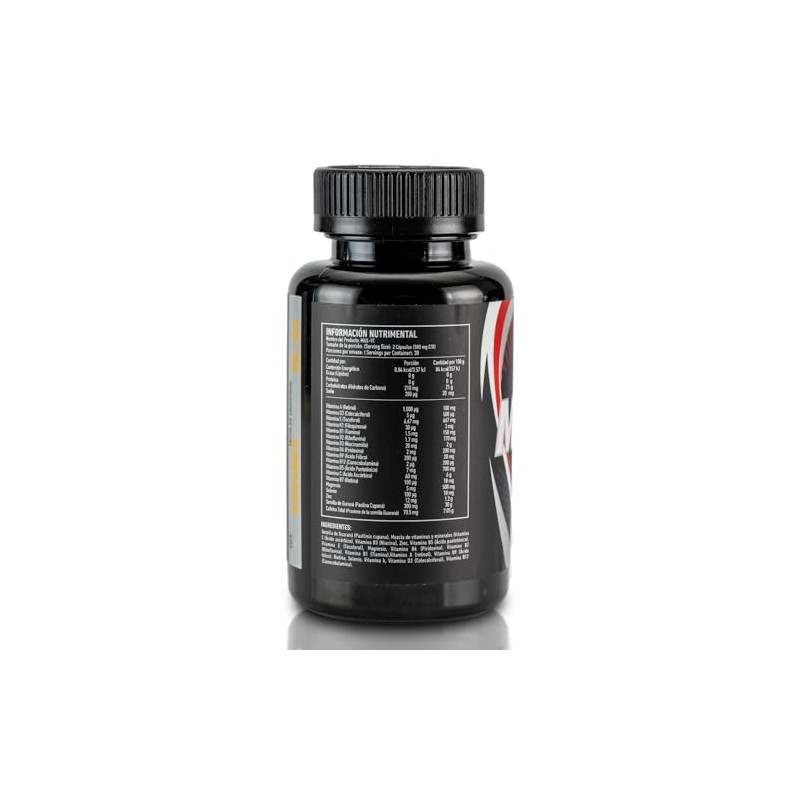 Protgt Max Suplemento Base Guaraná Mezcla Vitaminas Minerales Cápsulas