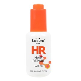 Lācura - Aldi | HR Hair Repair Oil | For All Hair Types | Increase Shine & Tame Frizz - Helps to Smooth & Soften Your Hair | Fomulated with Palmitoyl Tripeptide-1 & Squalane | 30mL