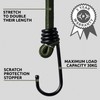 Pluvios Bungee Ropes with Hooks Heavy Duty Outdoor 10 Pack
