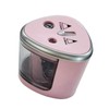 Electric Pencil Sharpener Double Holes Automatic Pencil Sharpener for Students