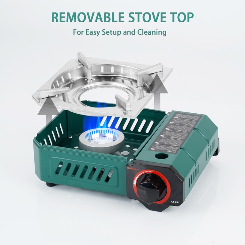 Onlyfire Butane Stove with Carrying Case, Portable Camping Stove, Mini
