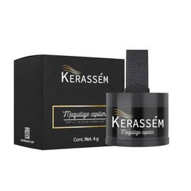 Maquillaje Capilar Para Calvicie Kerassém Cabello Y Barba - Polvo para Retocar Cuero Cabelludo Hairline Shadow Powder, Cubre Calvicie, Cubre Canas y R