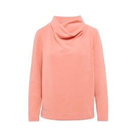 s.Oliver Scuba Cowl Neck Sweatshirt, raspberry
