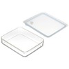 Pearl Metal HB-2629 Easy Clean Shallow Type Airtight Storage Container,