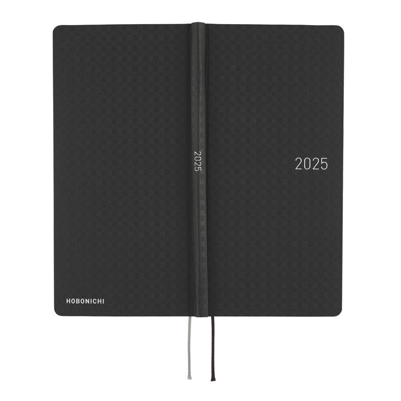 Almost Daily Notebook, 2025 Weeks Paper Series, Black Gingham, Starts