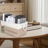 Dawutian TBR Book Organizers and Storage Basket ,Collapsible Storage Basket