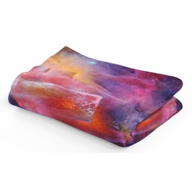 Gallery of Innovative Art Ultra Soft Plush Fleece Blanket 100x70cm, 525 g/sqm – Lava – Unbeatably Soft and Cozy Premium Quality Sofa Throw – Design by Annette Schmucker