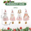 Bekecidi 4 PCS Christmas Party Decorations: Hanging Pendant Xmas Tree