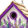 Home Bazaar Mockingbird & Bluebonnets Texas Wren House