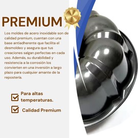 GENERIC Rosca grande de acero inoxidable con antiadherente para Panque o Gelatina 26cm