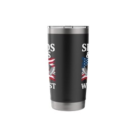 shields and axes we trust american viking norse mythology Stainless Steel Insulated Tumbler