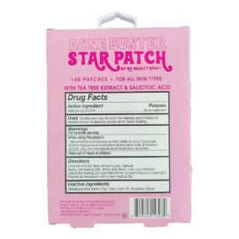 Parches Anti Acné Estrellas My Beauty Spot Facial 140 Pzas Todo Tipo De Piel Día/noche