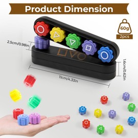 Xsybegdlk 2 Pieces Gonggi Korean Game, Traditional Korean Game, Gonggi Game Set for Coordination Training, Portable and Durable for All Ages