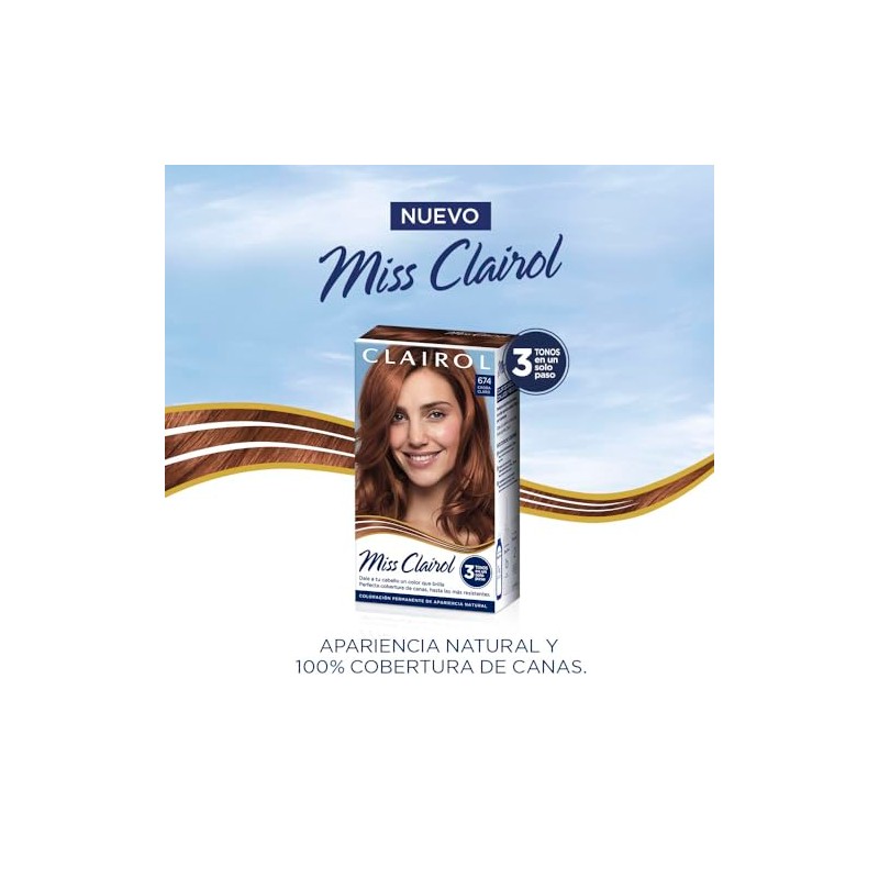 Miss Clairol Tinte Permanente 674 Caoba Claro