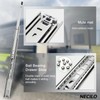 NECILO Heavy Duty Drawer Slides with Lock, 150lb Load Capacity
