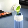 Juego de 4 Botellas de Viaje de Silicona,con Etiqueta Recipientes