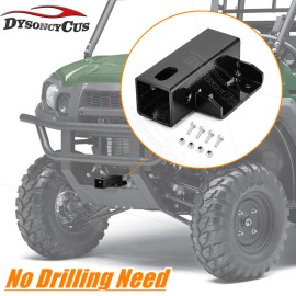 DYSO Fits KAWASAKI MULE PRO MX 19-UP Front Heavy 2" Receiver Trailer Hitch Mount Kit