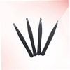 Healeved 4pcs Stainless Steel Eyebrow Tweezers Set Flat Pointed Tips