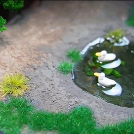 RXKFIGX 120 Pieces Grass Tufts Mini Tufts Terrain Model Tufts Model Grass Static Grass Kit Resin Static Scenery Model for DIY Gaming Terrain Decoration Train Landscape Railway Artificial Grass