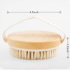 Uervoton Dry Brush Body Brush Exfoliating Brush Natural Bristles Bath