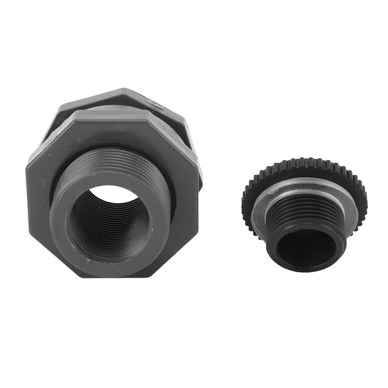 3/4 Inch Rain Barrel Bulkhead Fitting Kit with Plugs Hole