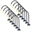 12 Pcs Brass Misting Nozzles Tee with 12 Inch Built