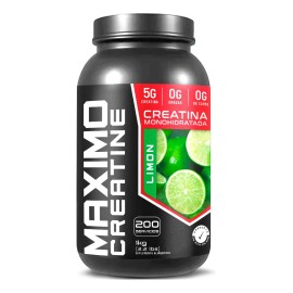 Creatina Monohidratada Maximo Protein 200 Porciones 1kg Limón