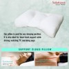 Sobakawa Cloud Pillow with Microbead Fill- Microbead Pillow- Contoured-Shaped Pillow