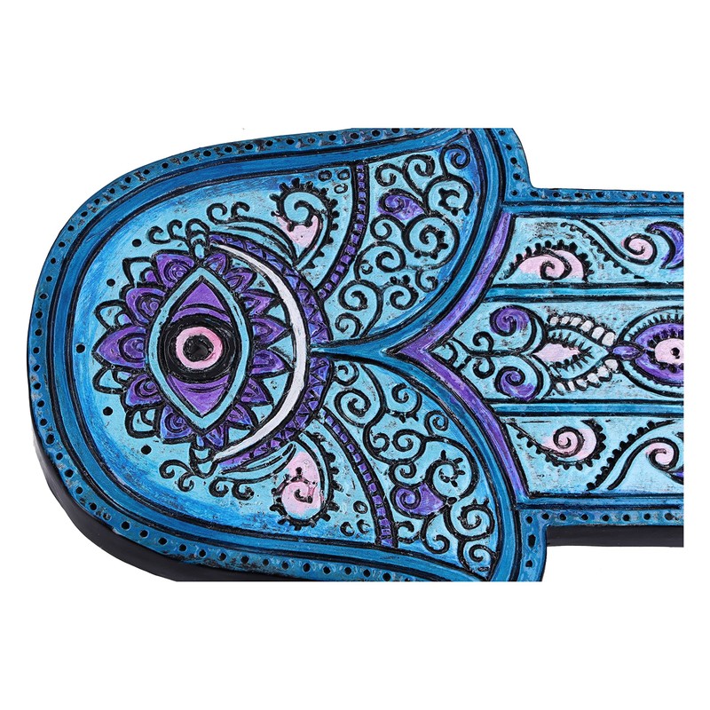 Nemesis Now Hamsa's Serenity Hand Incense Stick Burner, Blue, 12.5cm