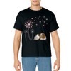 Dandelion Guinea Pig Cute Guinea Pig Floral Dandelion Spread T-Shirt
