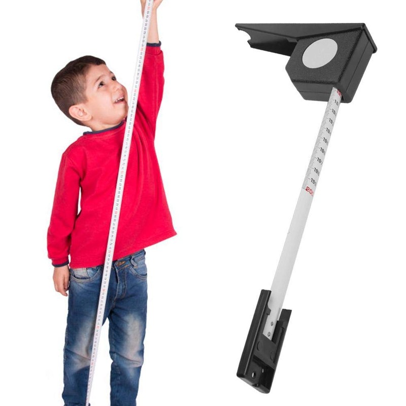 2M Stature Meter Height Measuring Tape, Retractable Tape Measure, Ruler,