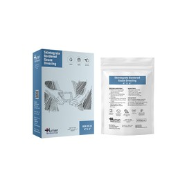 Celluheal Skintegrate™ Bordered Gauze Dressing Non-Adherent Pad to Protect Healing Skin, Box of 25 (4x6)