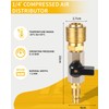 TIDEVAN Compressed Air Handle, Quick Coupling for Compressed Air, 1/4