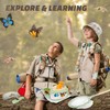 SMILESSKIDDO Kids Explorer Kit, 27 Pcs Outdoor Explorer Kit &