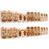 Dreaming Of Gingerbread Glossy Medium Square Press On Nails -