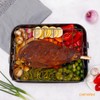 CHEFMADE Roasting Pan, 16-Inch Non-Stick Turkey Roaster Lasagna Pan with