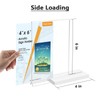 MaxGear 4x6 Acrylic Sign Holder 24 Pack, Double Sided Display